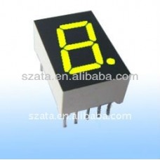 7 segment yellow color